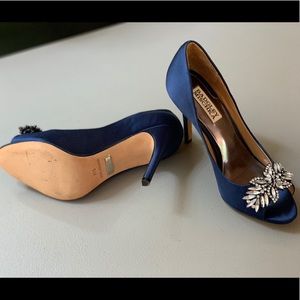 Badgley Mischka stilettos.